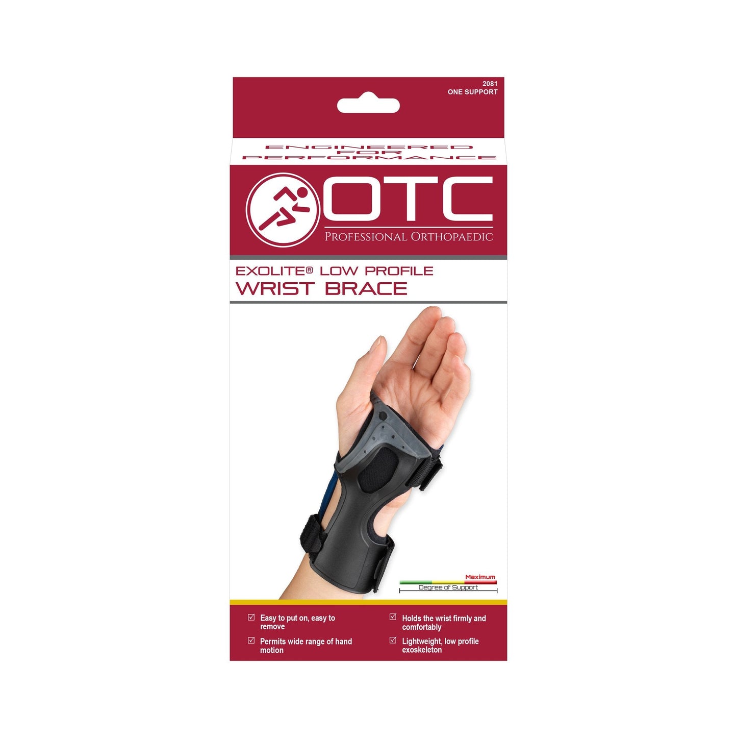 LOW-PROFILE WRIST BRACE 2081