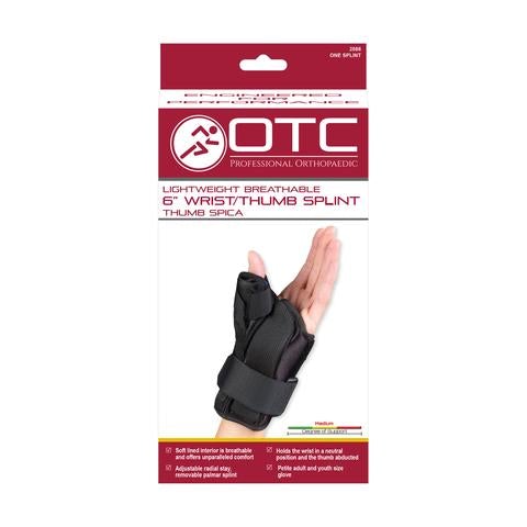 OTC 2086 / 6" WRIST / THUMB SPLINT / SPICA