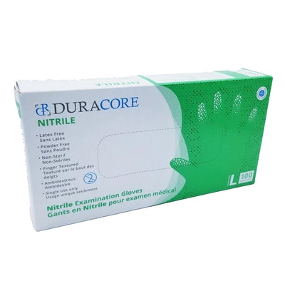 DuraCore Nitrile Examination Gloves (100 Pack)