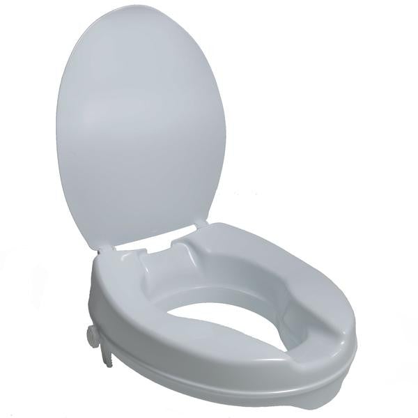 PCP 2" Molded Raised Toilet Seat with Lid 7022