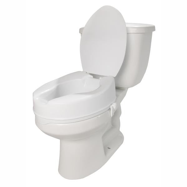 PCP 4" Molded Raised Toilet Seat with Lid 7024