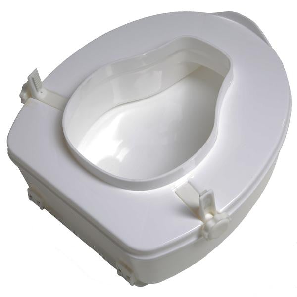 PCP 4" Molded Raised Toilet Seat with Lid 7024