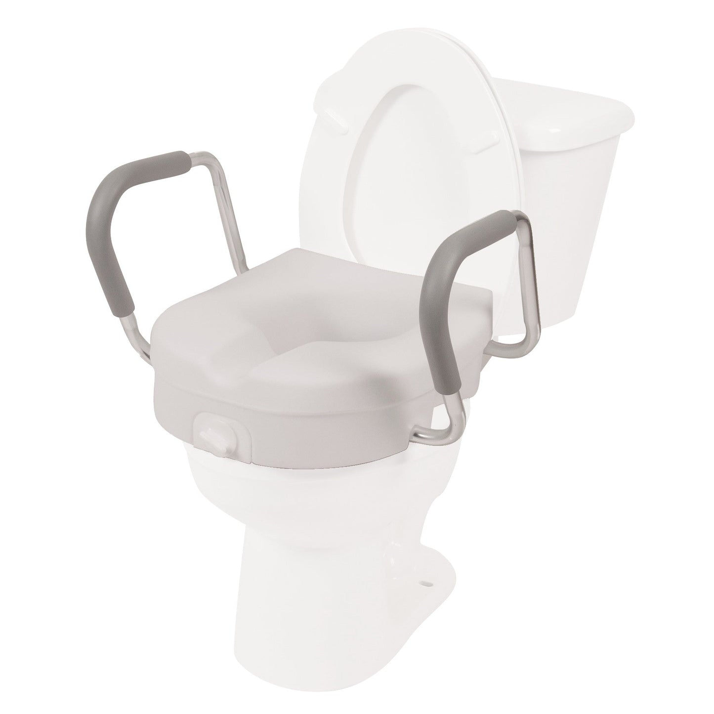 PCP Molded Raised Toilet Seat with Removable Arms 7016