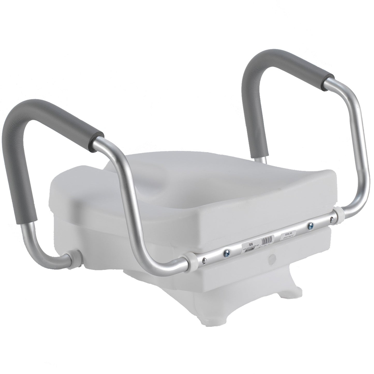 PCP Molded Raised Toilet Seat with Removable Arms 7016