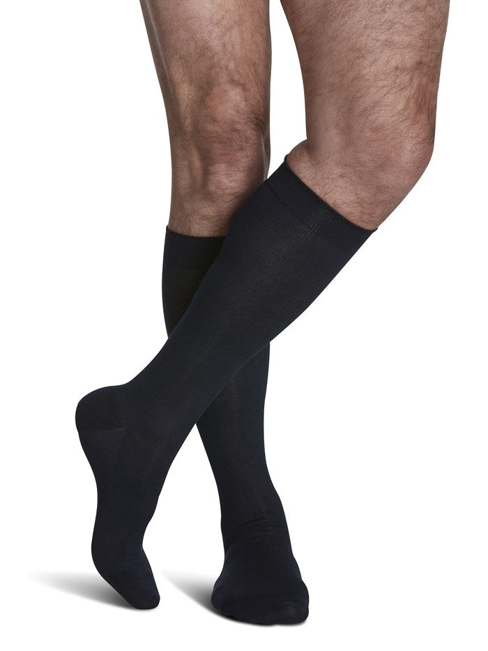 Sigvaris 220 Sea Island Cotton Men's 20-30mmHg Compression Sock