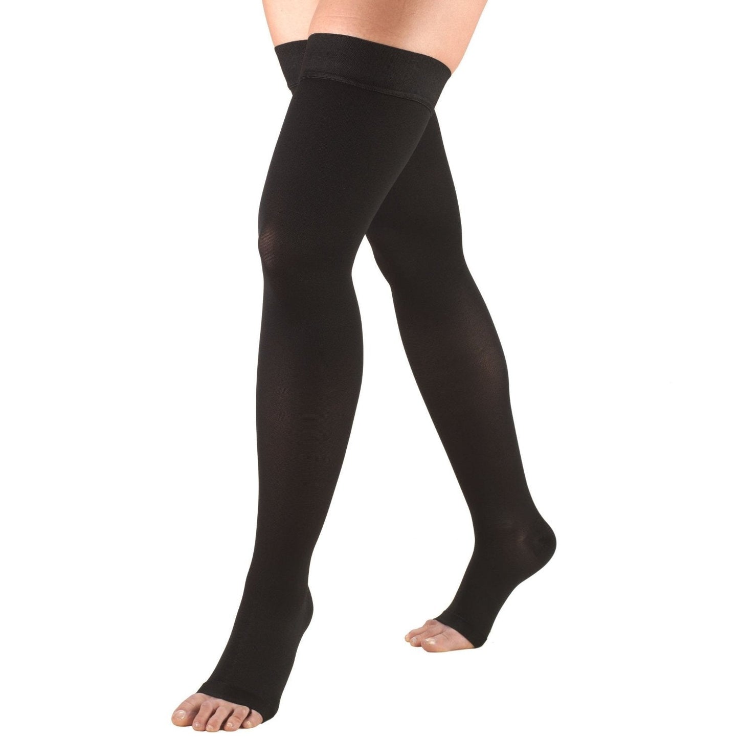 Truform 0868 20-30mmHg Thigh High Compression Stockings Open Toe