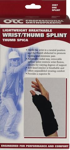 8" WRIST/THUMB SPLINT/SPICA 2087