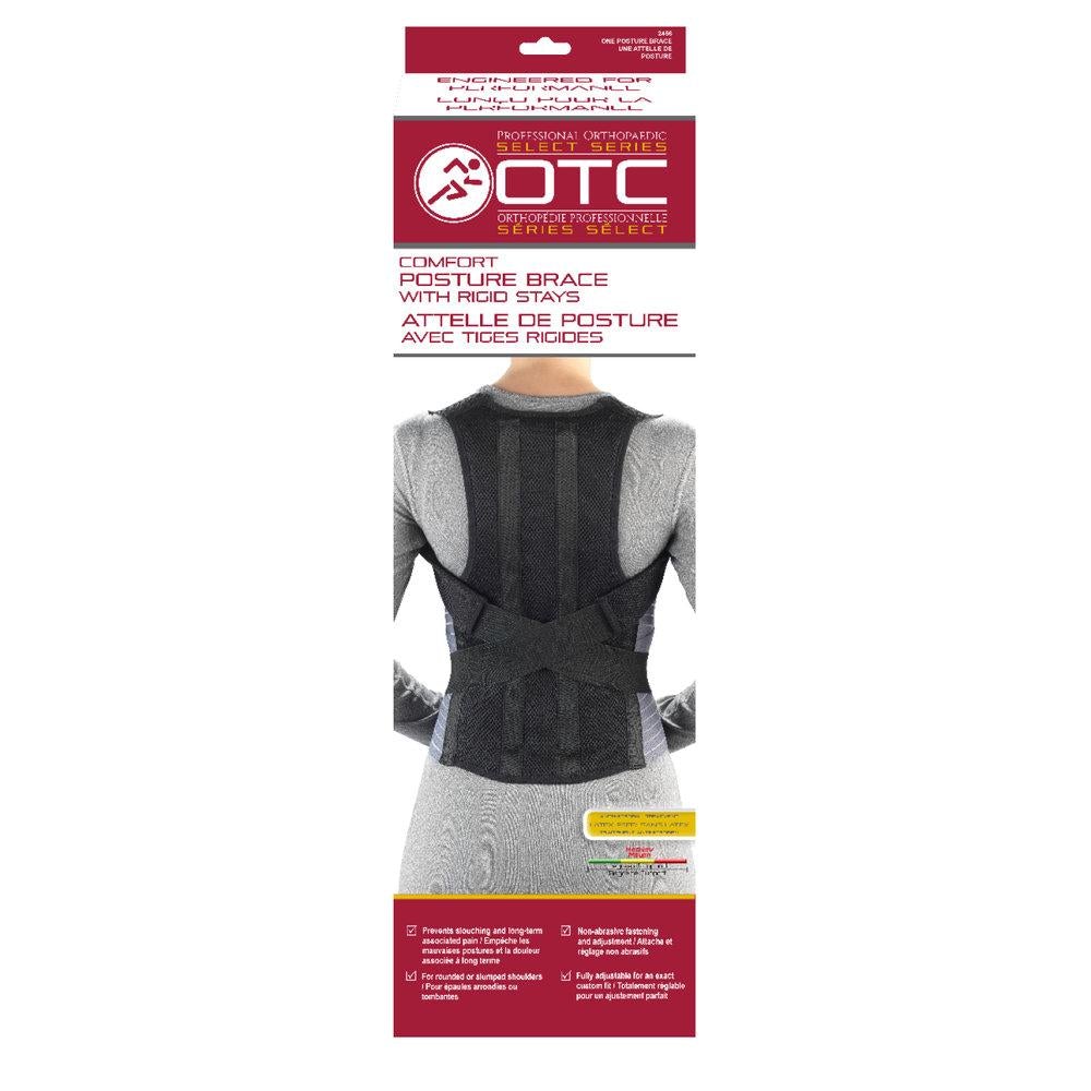 COMFORT POSTURE BRACE WITH RIGID STAYS 2456