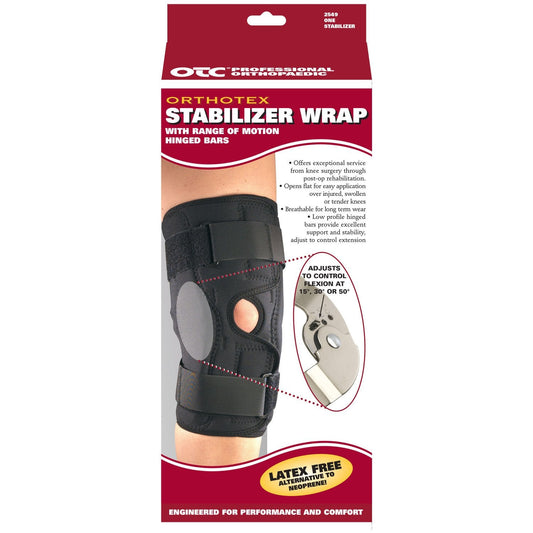 OROTHOTEX 2549 Knee Stabilizer Wrap w/ROM Hinged Bar