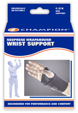 CHAMPIONS NEOPRENE WRAPAROUND WRIST SUPPORT C-218