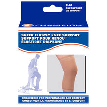 CHAMPION SHEER ELASTIC KNEE SUPPORT C-62