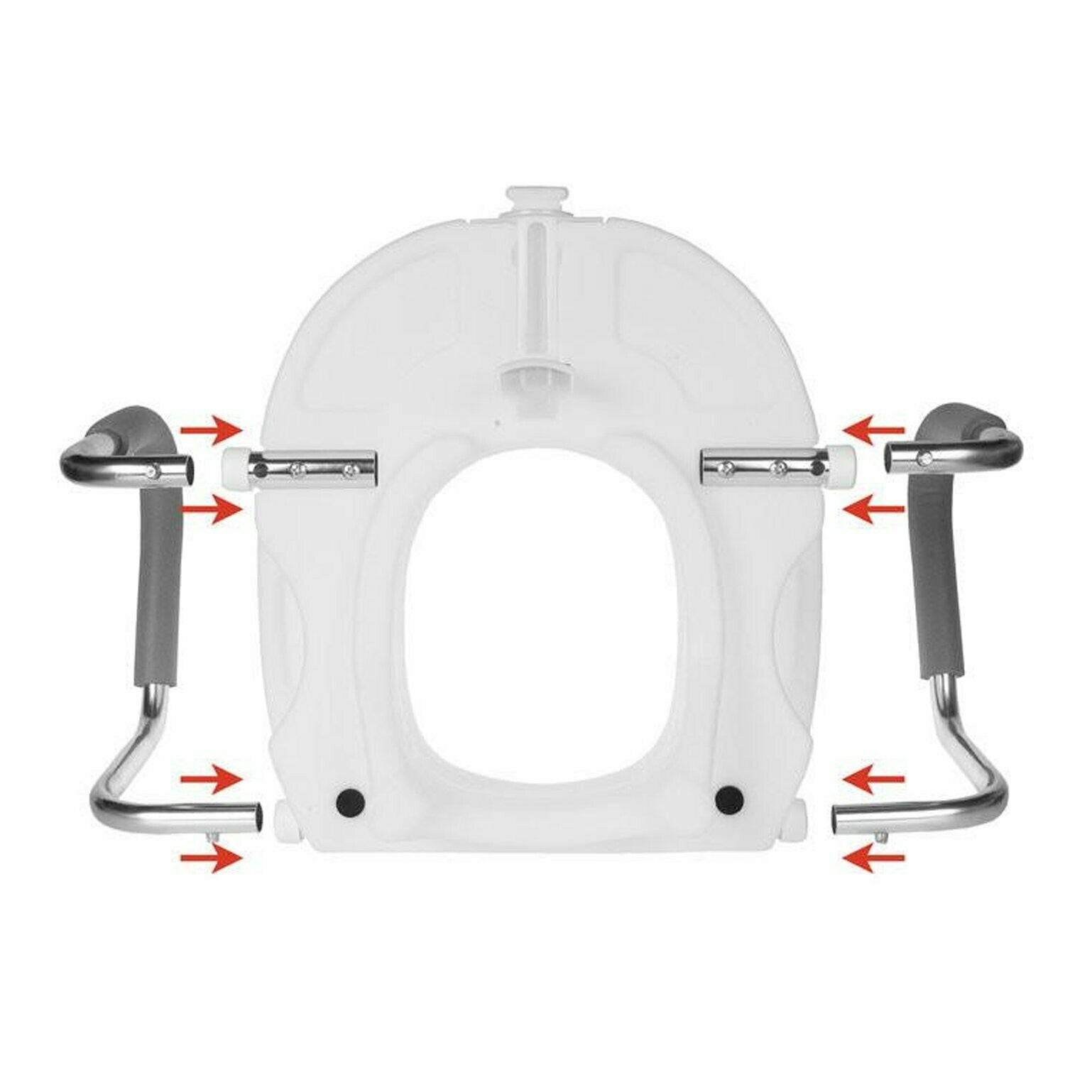 PCP 2 Molded Raised Toilet Seat with Lid