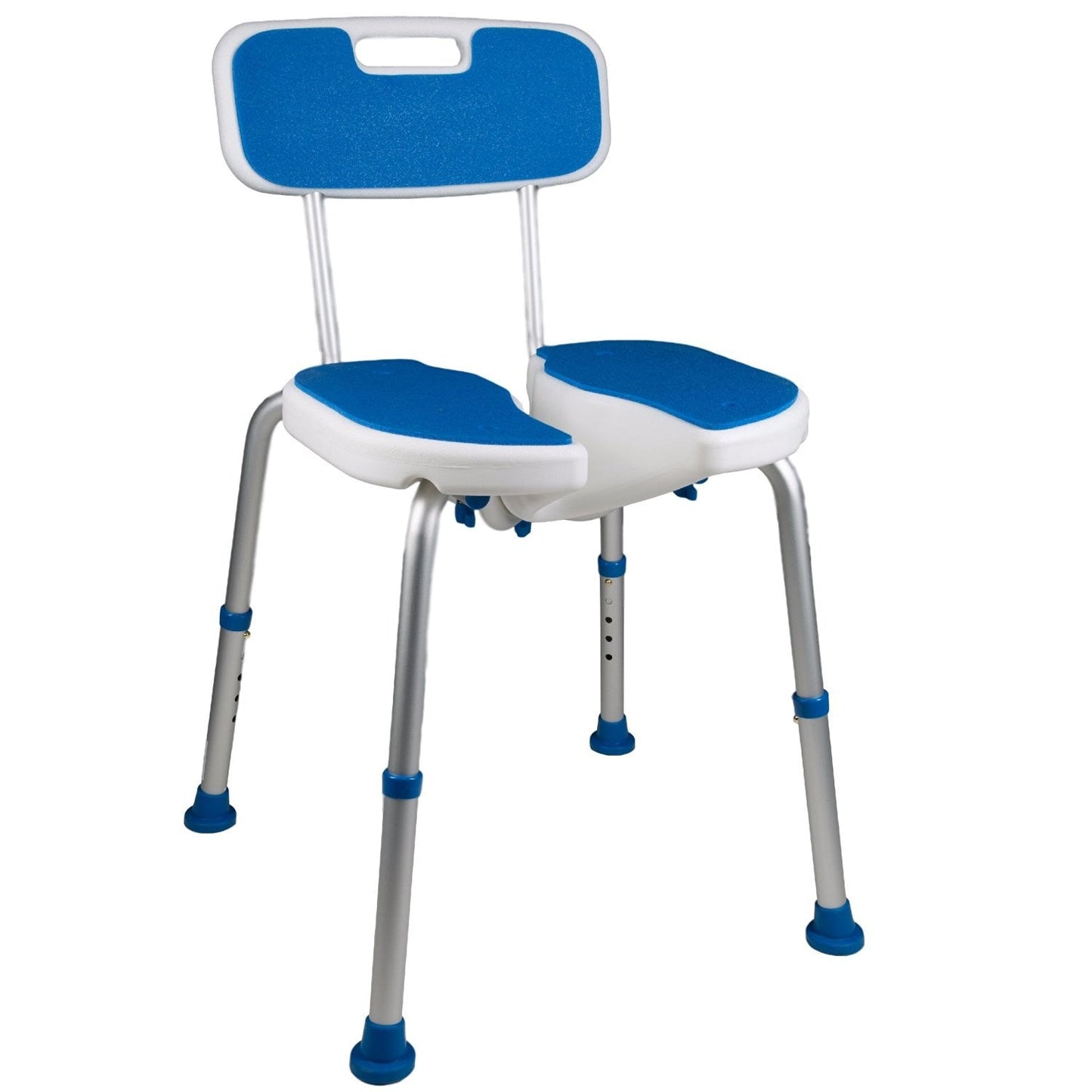 PCP Foam Padded Bath Shower Safety Seat with Hygienic Cutout and Backrest 7105