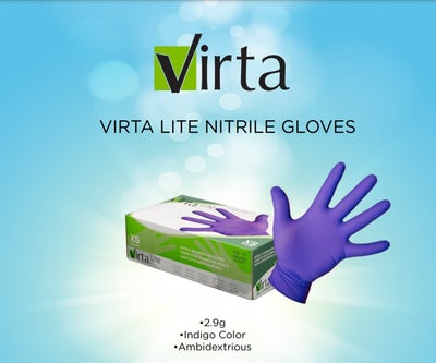 Virta Lite Nitrile Examination Gloves (200 Pack)