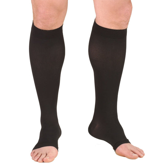 Truform 0865 20-30mmHg Knee High Compression Stockings Open toe