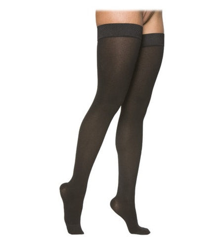 Sigvaris 230 Women's Cotton 20-30mmHg Thigh High Compression Stockings