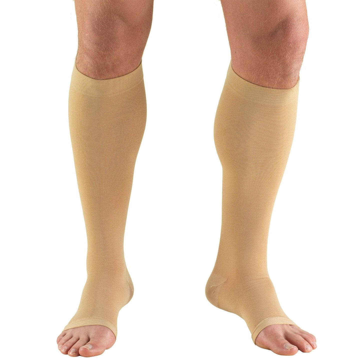 Truform 0865 20-30mmHg Knee High Compression Stockings Open toe