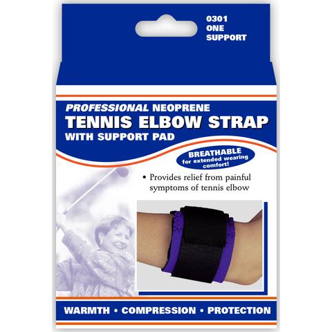 NEOPRENE ELBOW STRAP - PRESSURE PAD 0301